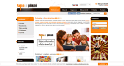 Desktop Screenshot of fajneapekne.cz